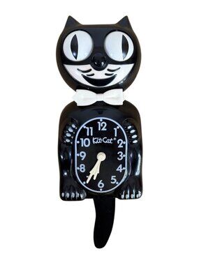 1980s Kit Cat Klock California Clock Co. Model B1 San Juan Kitschy Clock AS IS